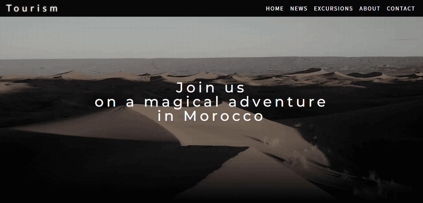 Tourism website